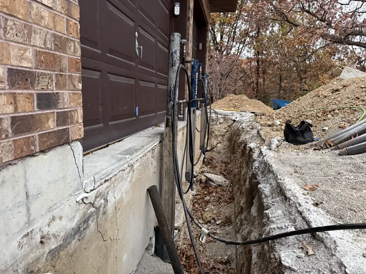 Foundation Repair project in Grandview, MO