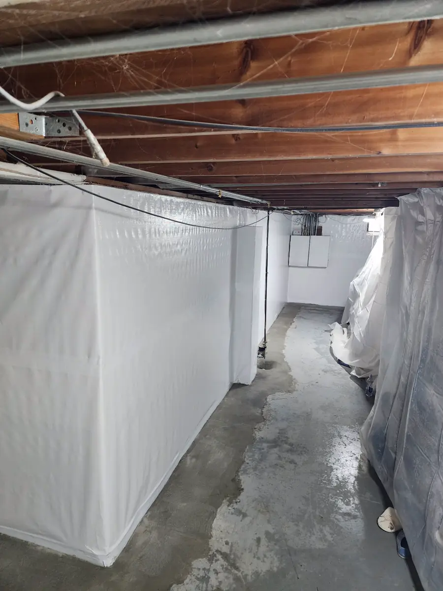 Finished wall replacement project with restored landscaping — Ankeny, IA