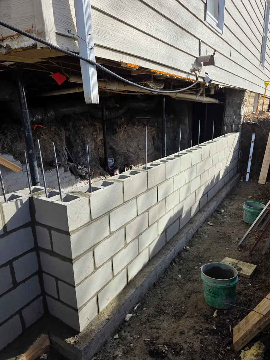 Backfill and grade restoration around new foundation — Kearney, MO