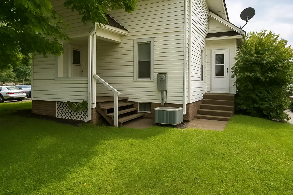 New concrete wall section poured and curing — Urbandale, IA