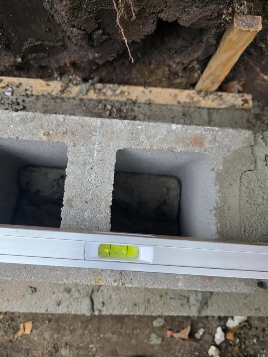 Old foundation wall removed down to the footing — West Des Moines, IA