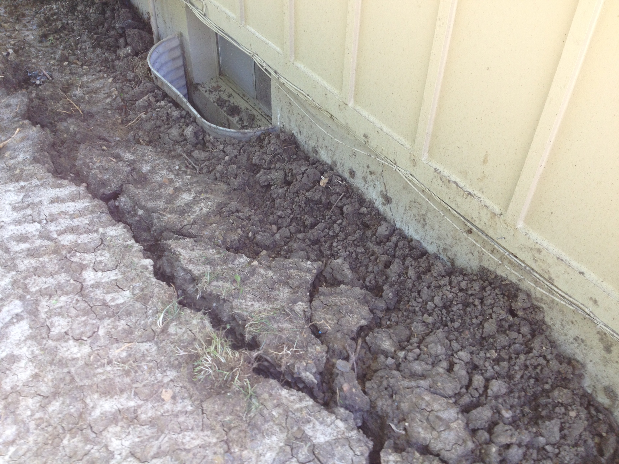 Completed underground drainage system with pop-up emitter — Urbandale, IA