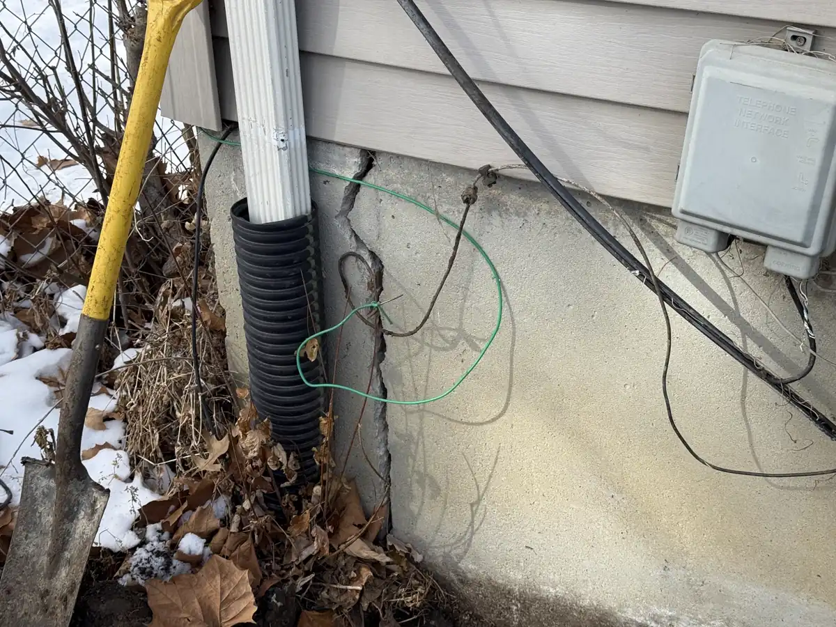 Basement wall straightened and stabilized after anchor installation — Lee's Summit, Missouri