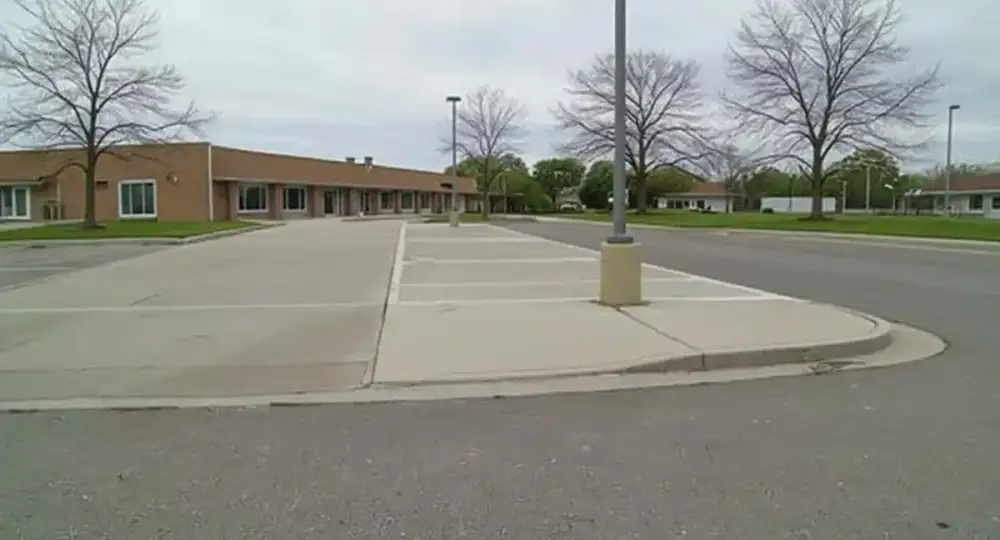 Commercial concrete parking lot by JLB in Ames, Iowa