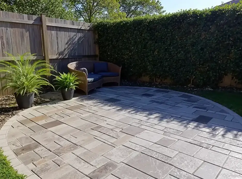 Patios in Ames, Iowa — Finishes for a campus town's mix of homes