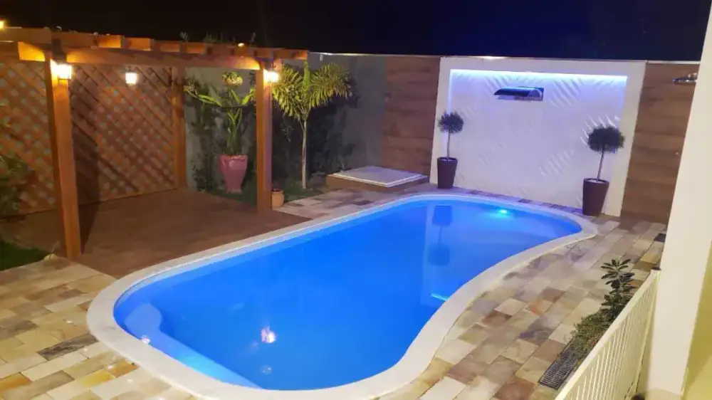Kisol Master fiberglass pool shell — pool installation by JLB in West Des Moines, Iowa