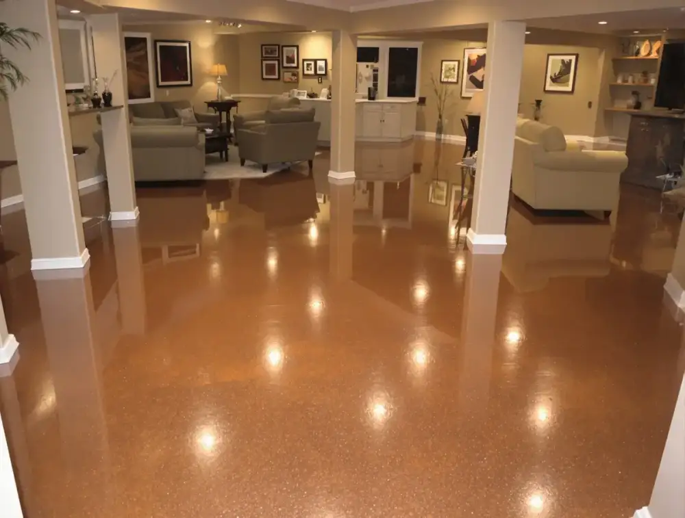 Stained Concrete in Ames, Iowa — Why moisture management decides the finish