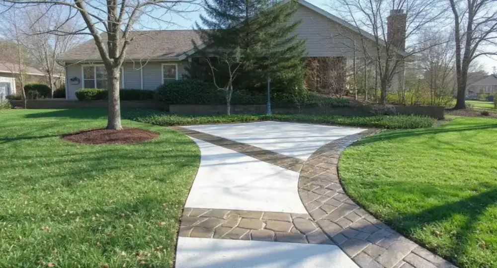 Stained Concrete in Ames, Iowa — Two durable ways to color concrete